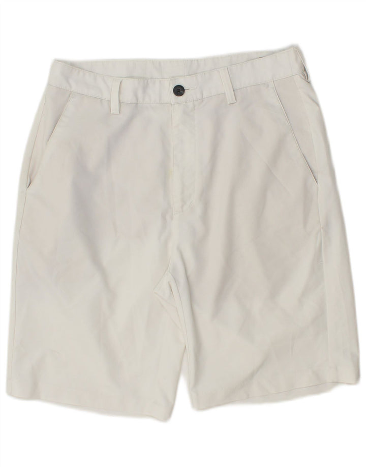 ADIDAS Mens Climacool Chino Shorts W30 Medium  White Polyester