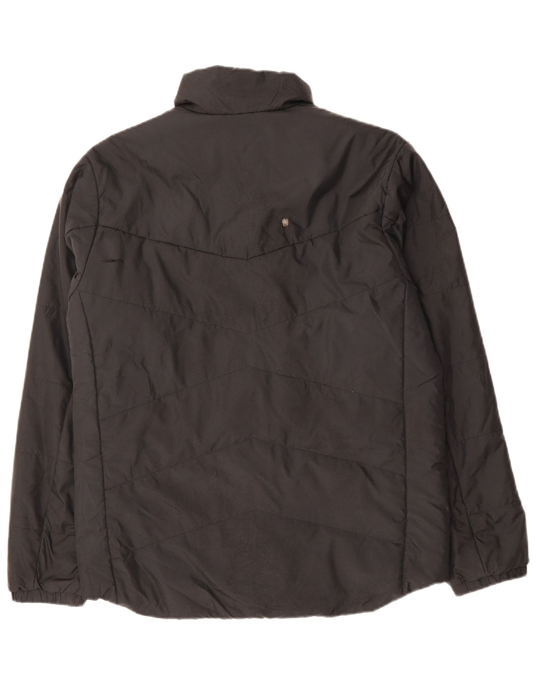 ADIDAS Mens Padded Jacket UK 38 Medium Black Polyester