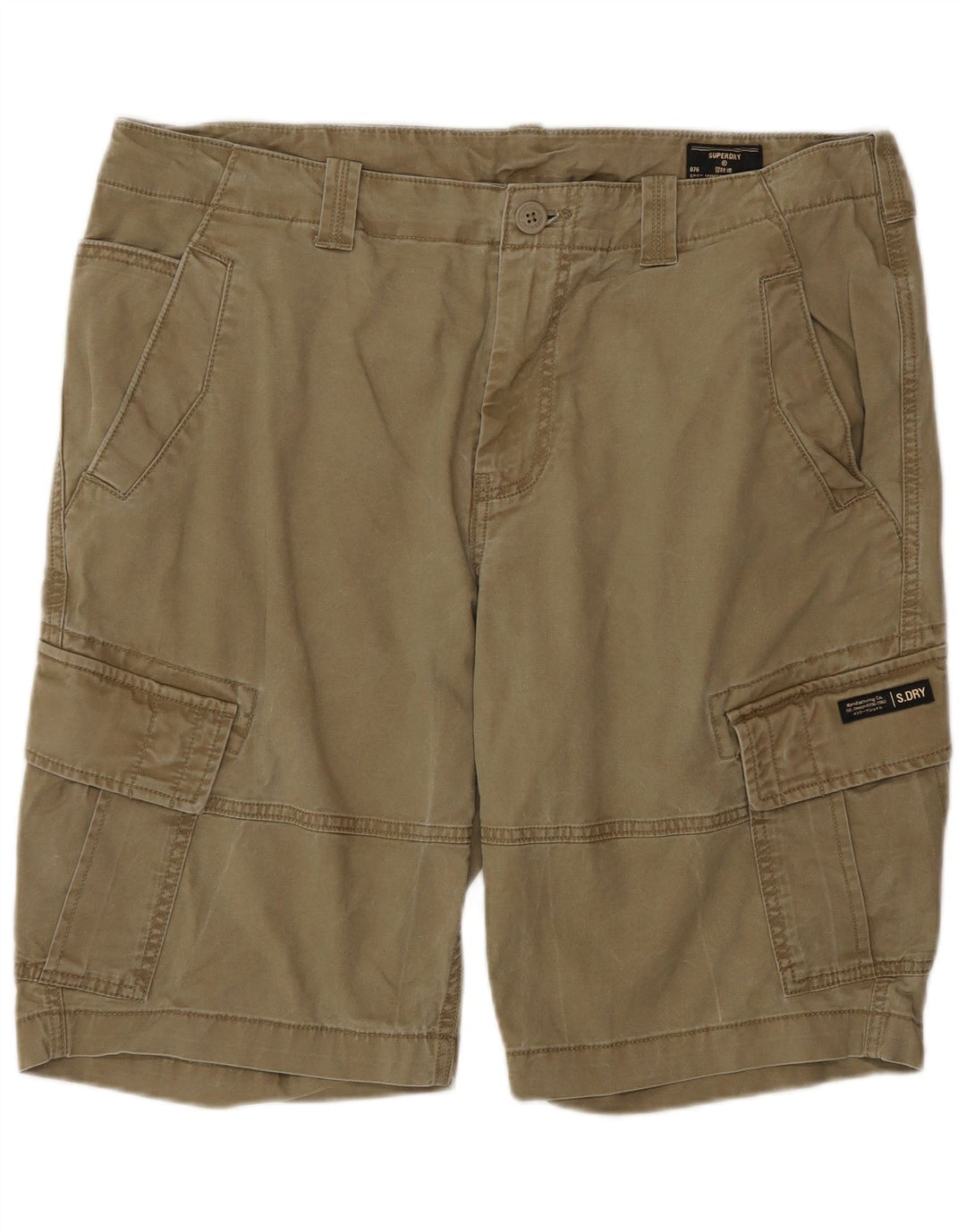 Pantaloni scurți cargo Superdry pentru bărbați W36, mari, bej, bumbac
