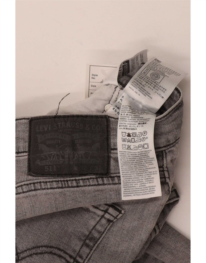 Blugi Levi's 511 Slim pentru bărbați W32 L32 bumbac gri