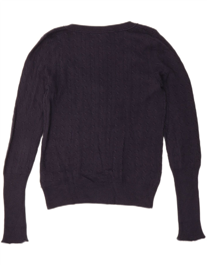Womens V-Neck Jumper Sweater UK 14 Medium Vintage Ralph Lauren and Second-Hand Ralph Lauren from Messina Hembry 