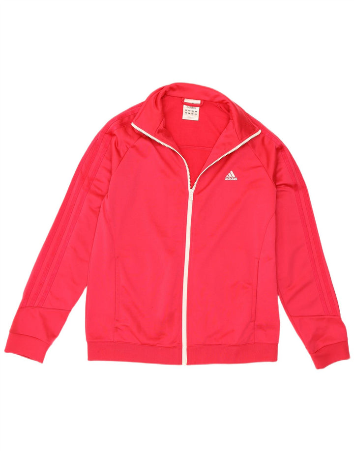 Jachetă de trening pentru femei Adidas UK 16/18, mare, roz, poliester