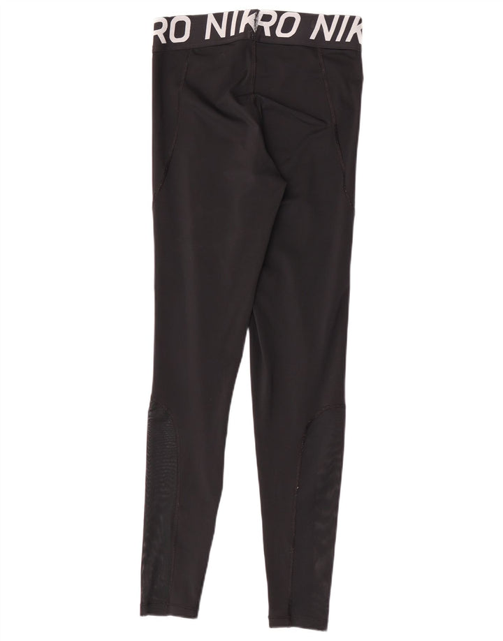 Leggings Nike Dri Fit Graphic pentru femei UK 14 Medium Black