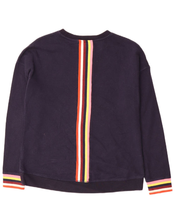 Pulover Boden pentru femei UK 14 Medium bleumarin, bumbac cu dungi