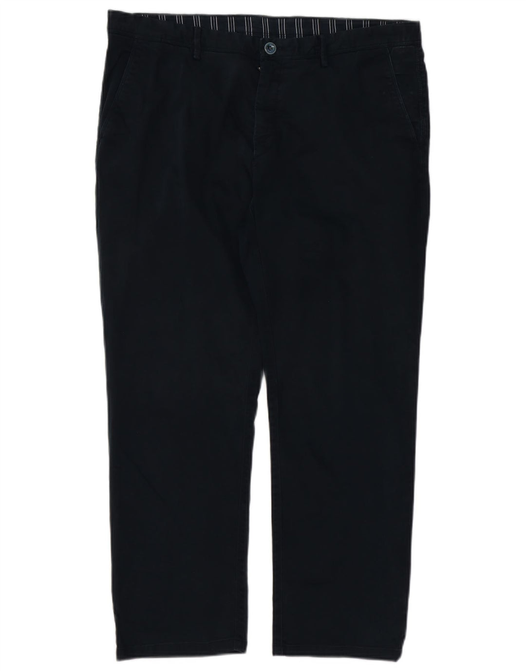 MASSIMO DUTTI Pantaloni chino drepți pentru bărbați EU 46 XL W36 L27 bleumarin