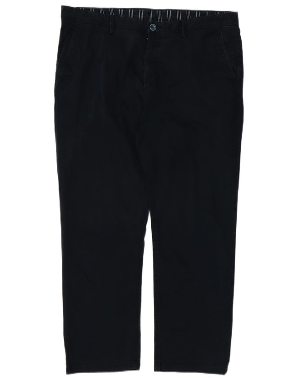 MASSIMO DUTTI Pantaloni chino drepți pentru bărbați EU 46 XL W36 L27 bleumarin