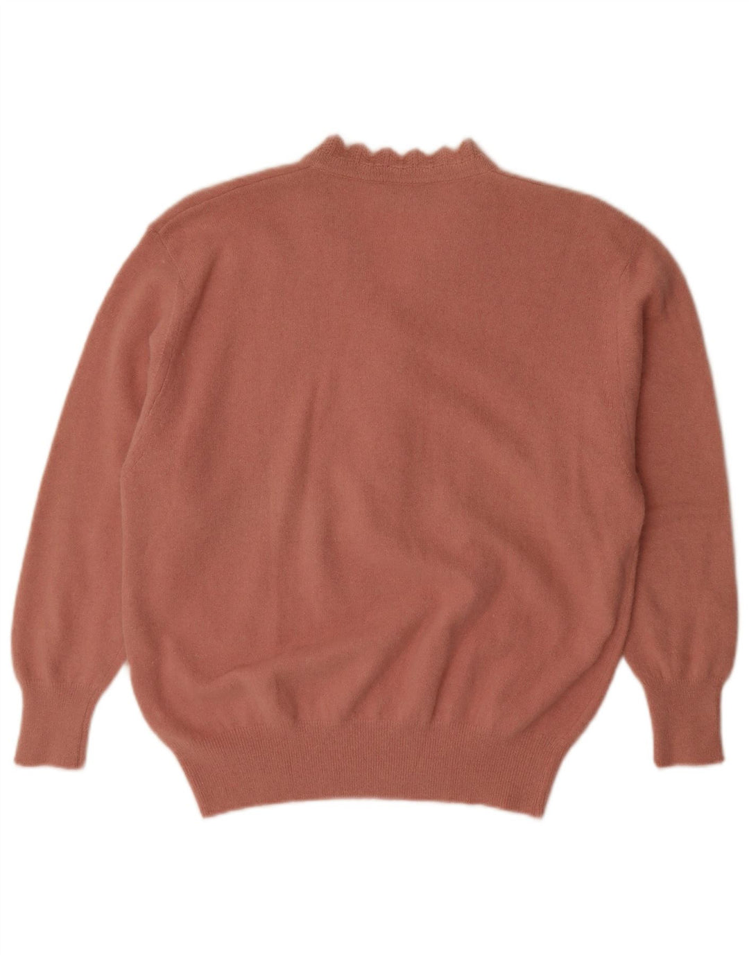 Pulover Vintage pentru damă cu gât cu nasturi IT 52 2XL Roz Angora