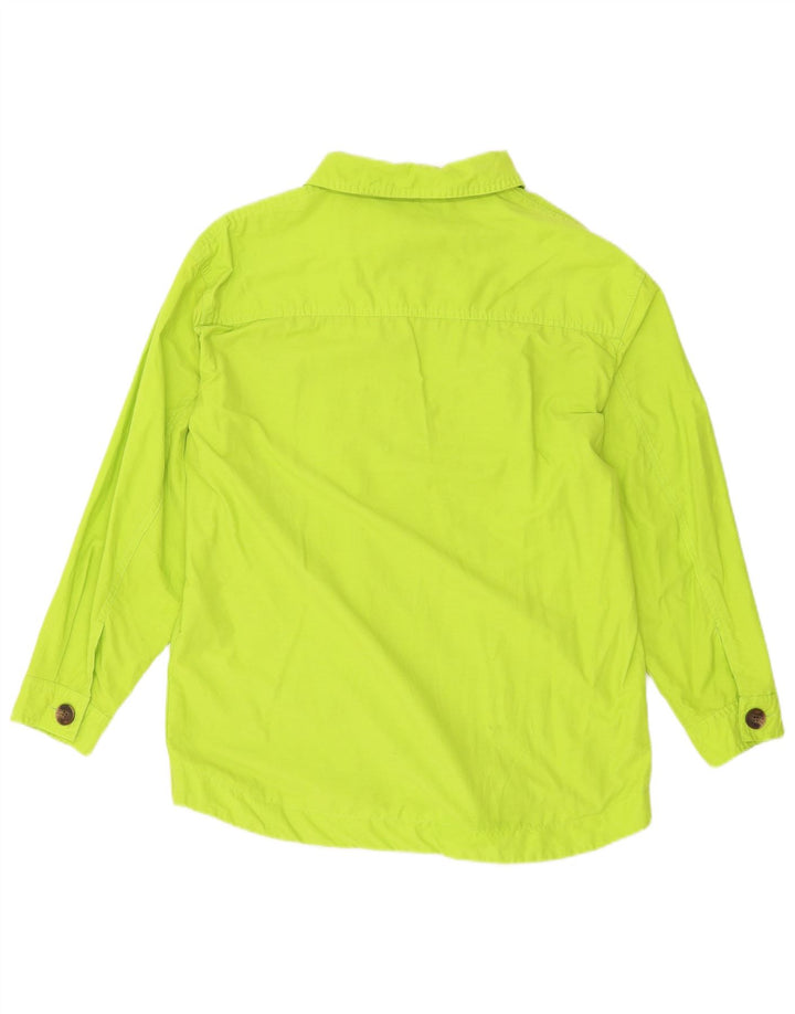 Jachetă supradimensionată pentru femei Topshop UK 8, bumbac verde mic