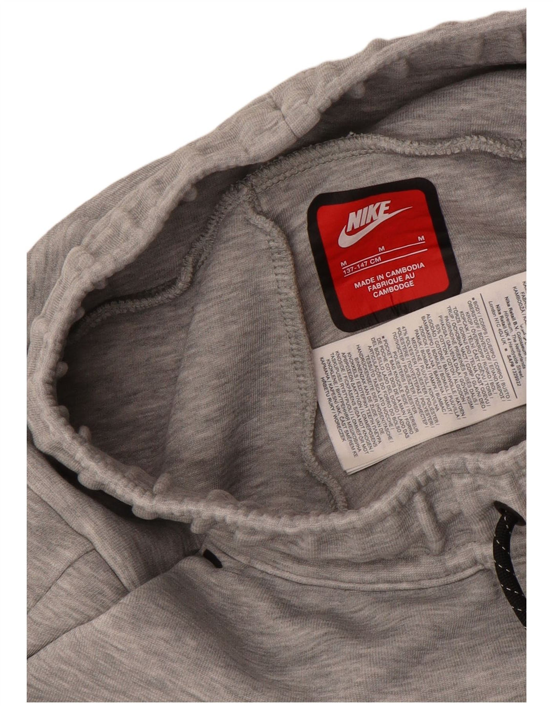 Pantaloni de trening Nike baieti Joggeri 10-11 ani bumbac gri mediu