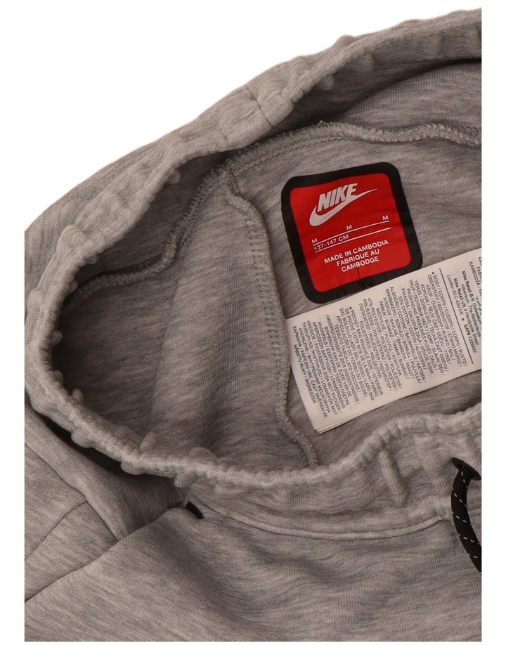 Pantaloni de trening Nike baieti Joggeri 10-11 ani bumbac gri mediu
