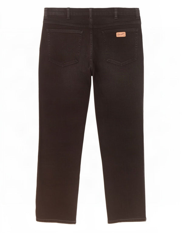 Blugi drepti Wrangler pentru bărbați Texas Stretch W36 L27 bumbac negru