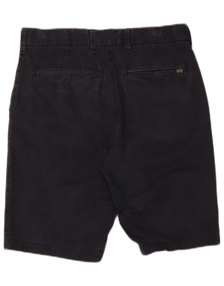 Pantaloni scurți chino pentru bărbați Marks & Spencer W30, mediu, bleumarin, bumbac