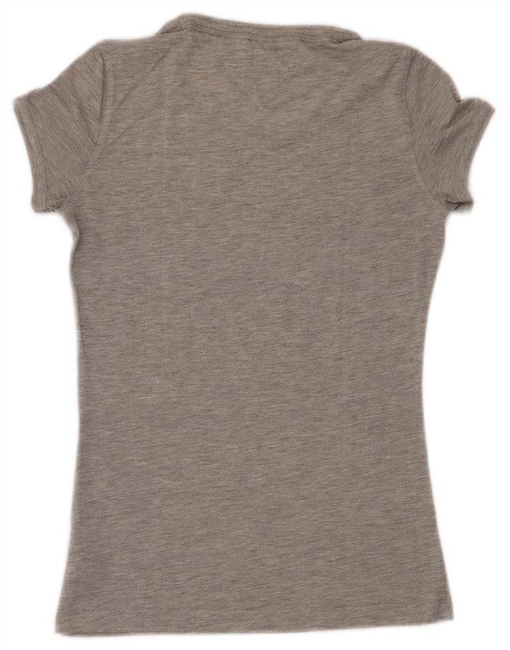 Tricou grafic Tommy Hilfiger pentru femei Top UK 12 Medium Gri Poliester