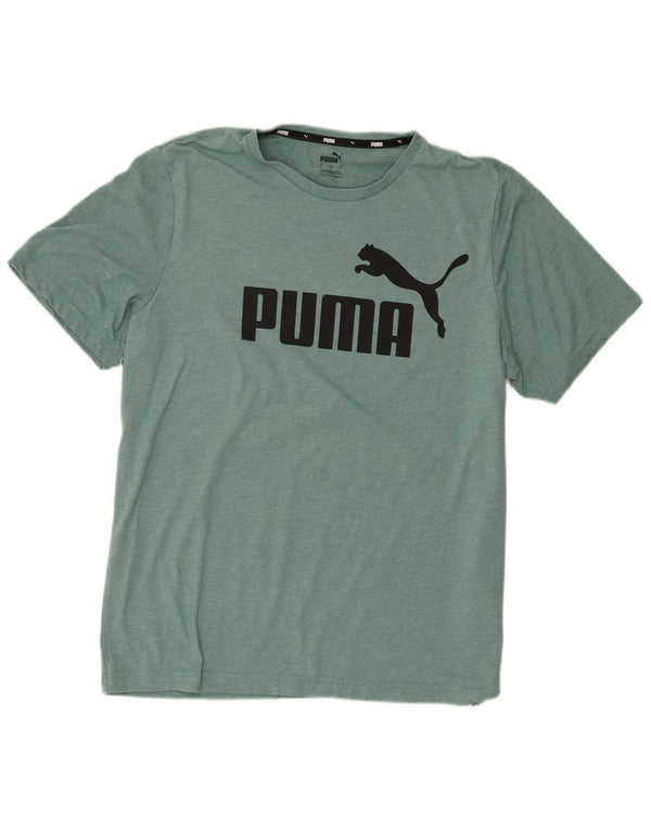 Tricou grafic Puma pentru bărbați Top mare poliester cu pături verzi