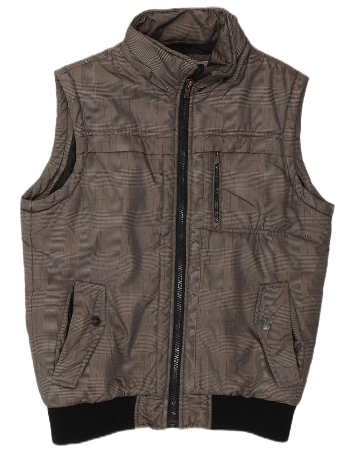 JACK & JONES Gilet pentru bărbați UK 40 Large Gri Check