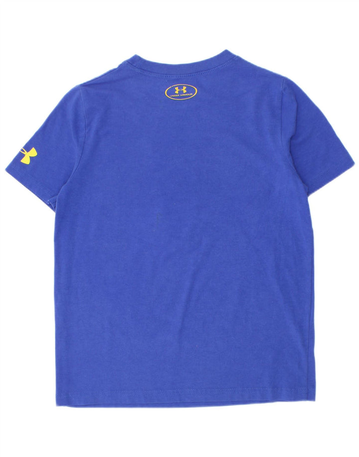 Tricou grafic Under Armour pentru băieți Top 7-8 ani Mic Albastru