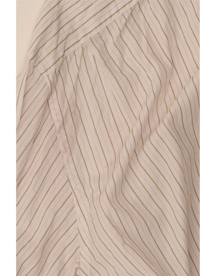 Cămașă Massimo Dutti pentru bărbați Mărimea 40 15 1/2 Mediu în dungi albe