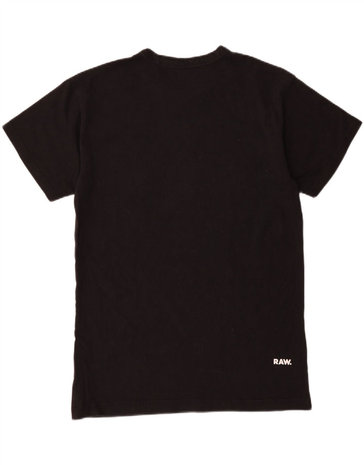 G-STAR Mens T-Shirt Top Small Black Vintage G-Star and Second-Hand G-Star from Messina Hembry 
