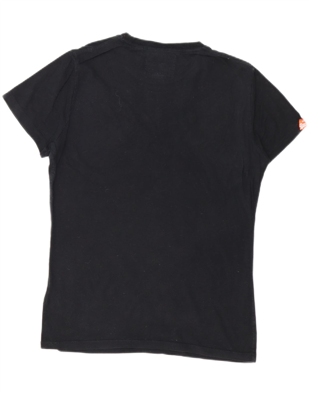 SUPERDRY Tricou Bărbați Top Mediu Negru Bumbac
