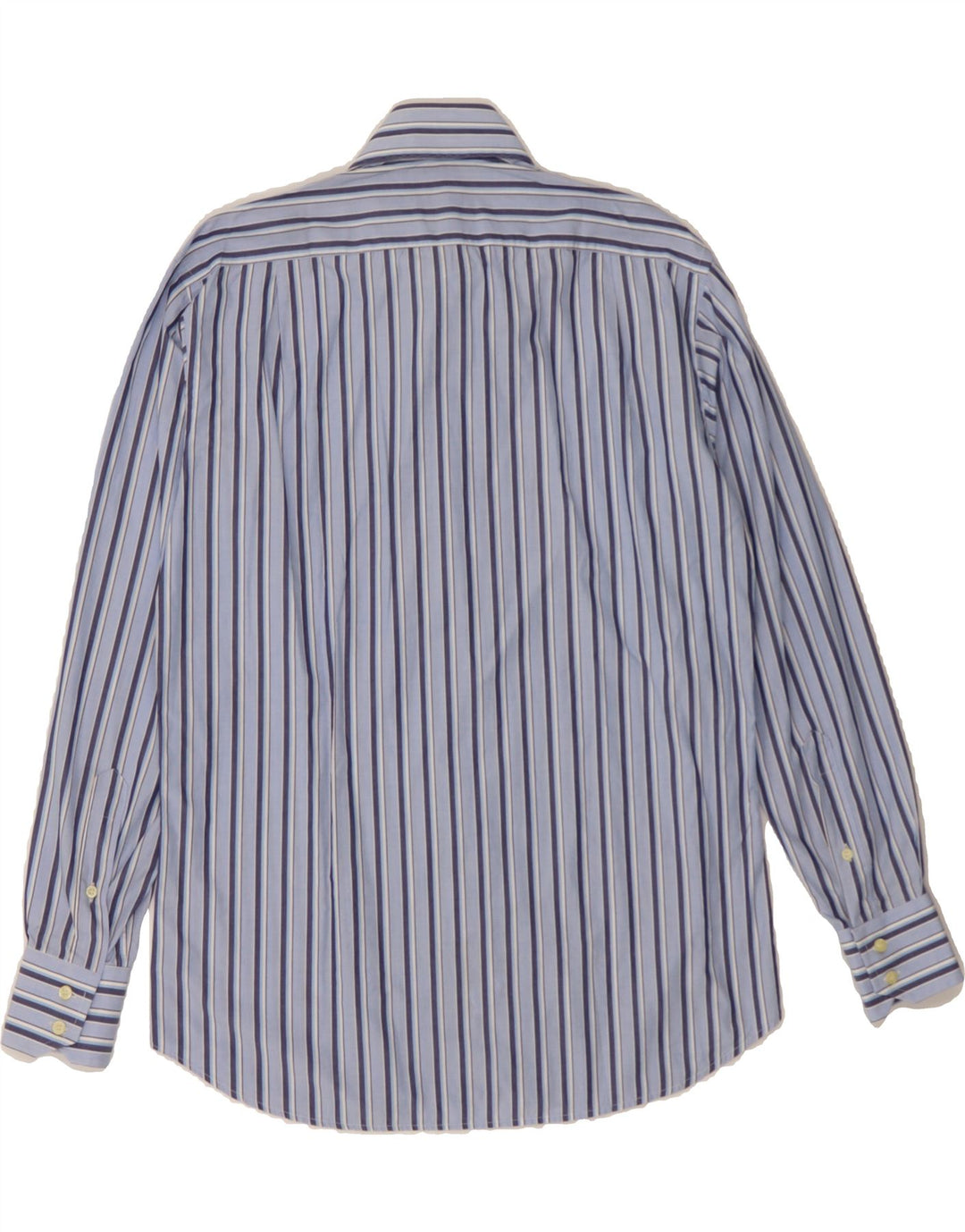 BROOKSFIELD Mens Shirt Size 39 Medium Blue Striped Cotton Vintage Brooksfield and Second-Hand Brooksfield from Messina Hembry 