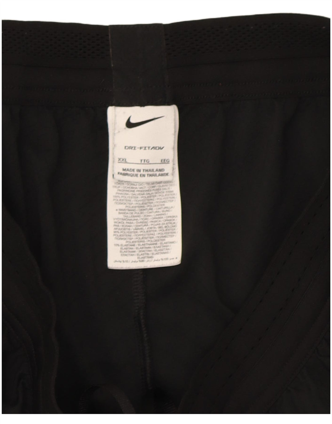 Pantaloni scurți sport Liverpool Nike pentru bărbați 2XL, negru, poliester