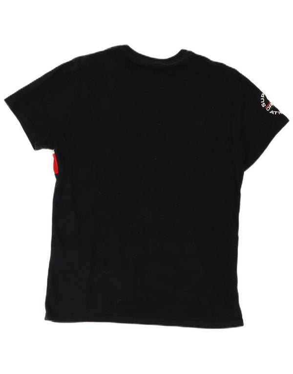 Tricou grafic pentru bărbați Superdry Top mare, negru, color block, bumbac
