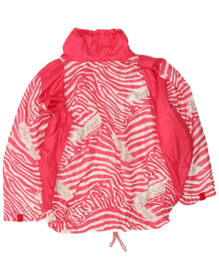 Jachetă de top pentru trening pulover pentru femei Ellesse UK 22 3XL roz animal print
