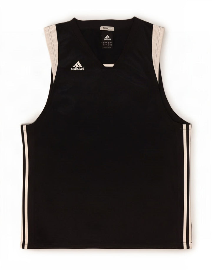 Vest Top Climacool pentru bărbați Adidas, mare, negru, poliester color bloc