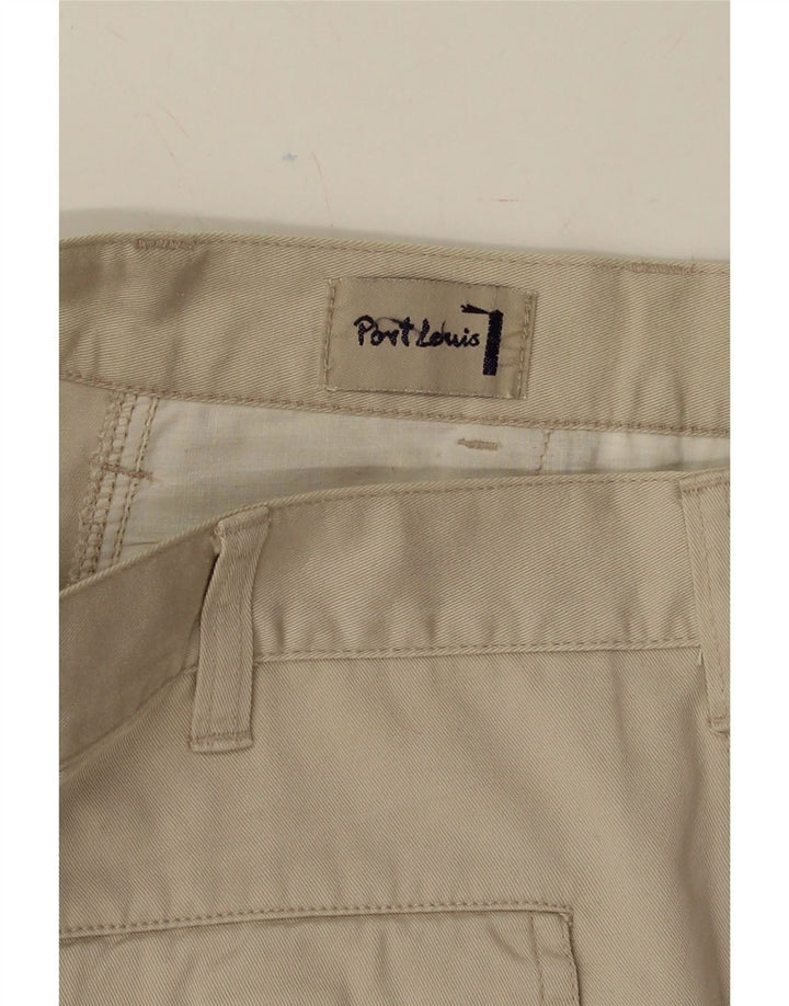 PORT LOUIS Mens Cargo Shorts W34 Large Beige Vintage Port Louis and Second-Hand Port Louis from Messina Hembry 