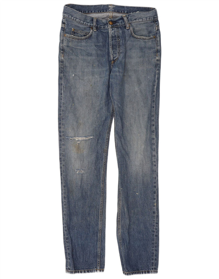 Blugi Carhartt pentru femei Texas distressed slim W30 L32 bumbac albastru