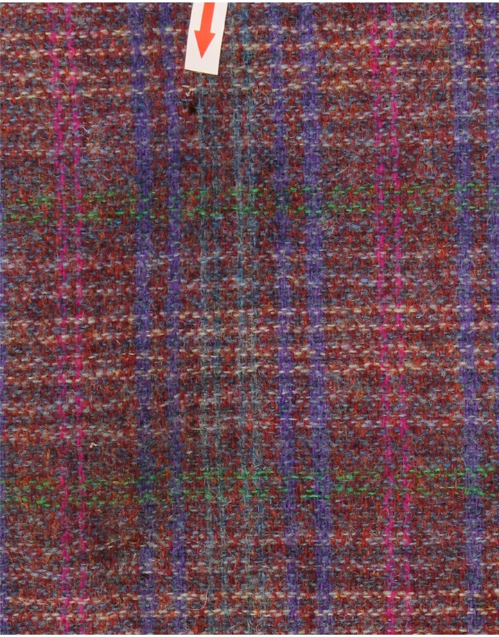 Fusta Midi Pitlochry pentru femei UK 14 Medium W30 Lână cu carouri multicolore