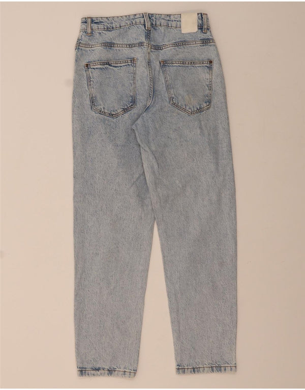 Blugi conici pentru femei ZARA EU 38 Mici W28 L28 Albastru