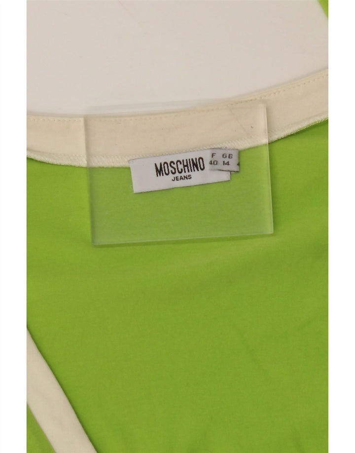 Top cardigan pentru femei MOSCHINO UK 14 verde mediu