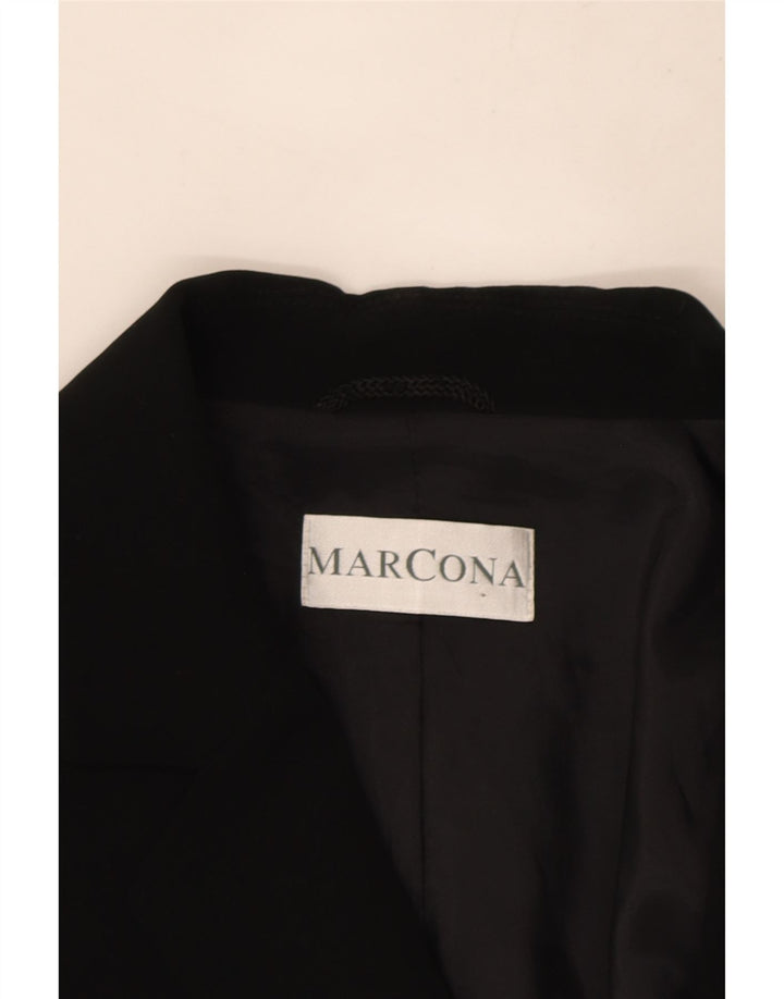 Jachetă Blazer pentru femei Marcona cu 3 nasturi UK 16 Poliester negru mare