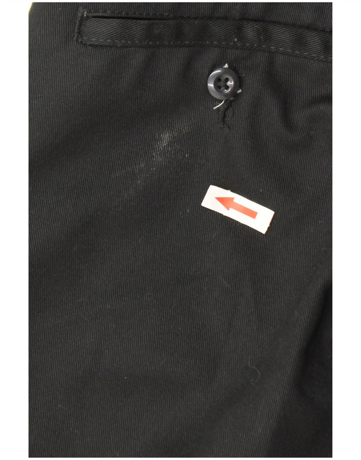 Pantaloni chino drepti pentru femei Dickies L26 L28 Poliester negru