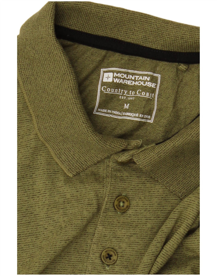Tricou polo pentru bărbați Mountain Warehouse, kaki mediu