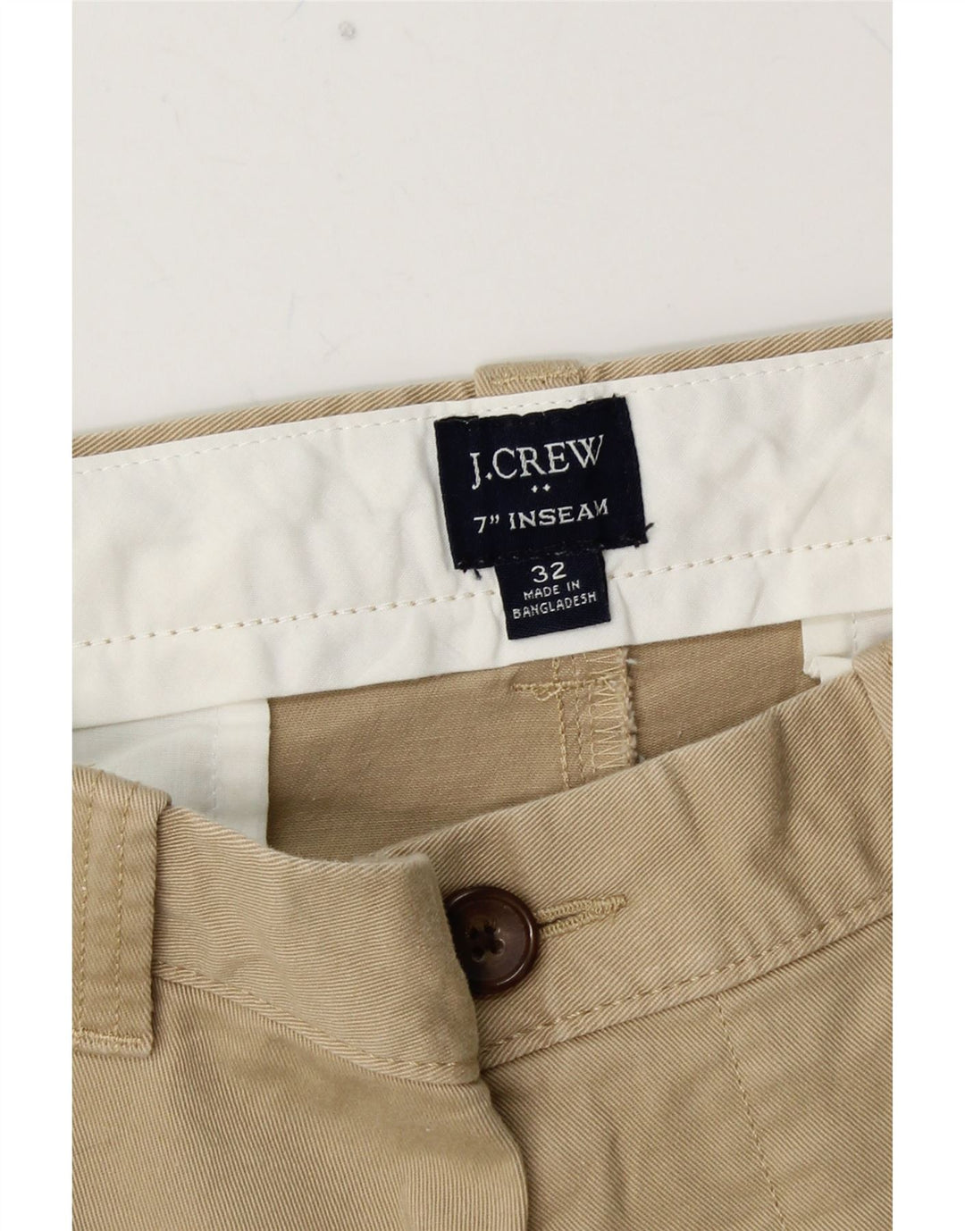 Pantaloni scurți chino pentru bărbați J. CREW W32 bumbac mediu bej