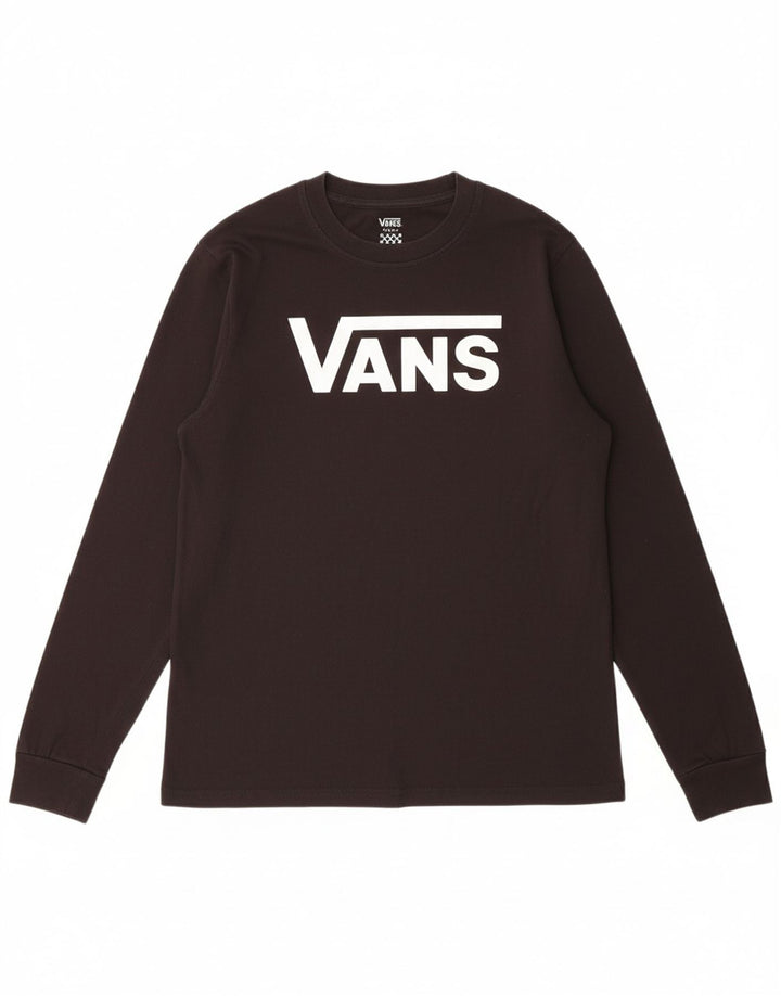 VANS Mens Graphic Top Long Sleeve Small Black