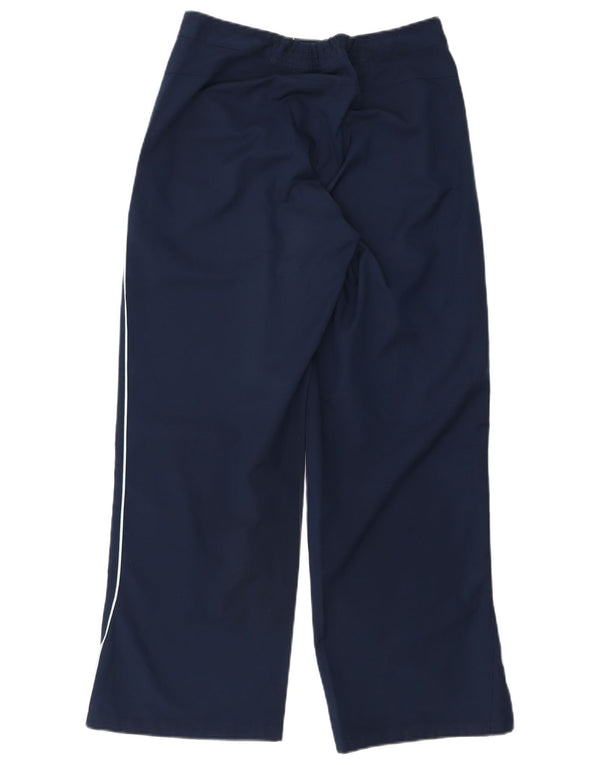 Pantaloni casual Adidas pentru femei cu picioare largi UK 12 Medium W28 L27 Bleumarin