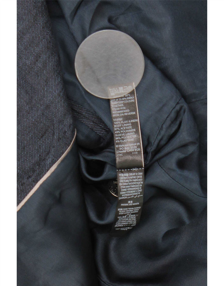 Jachetă pentru femei Marks & Spencer Autograph Blazer UK 12 Medium Bleumarin