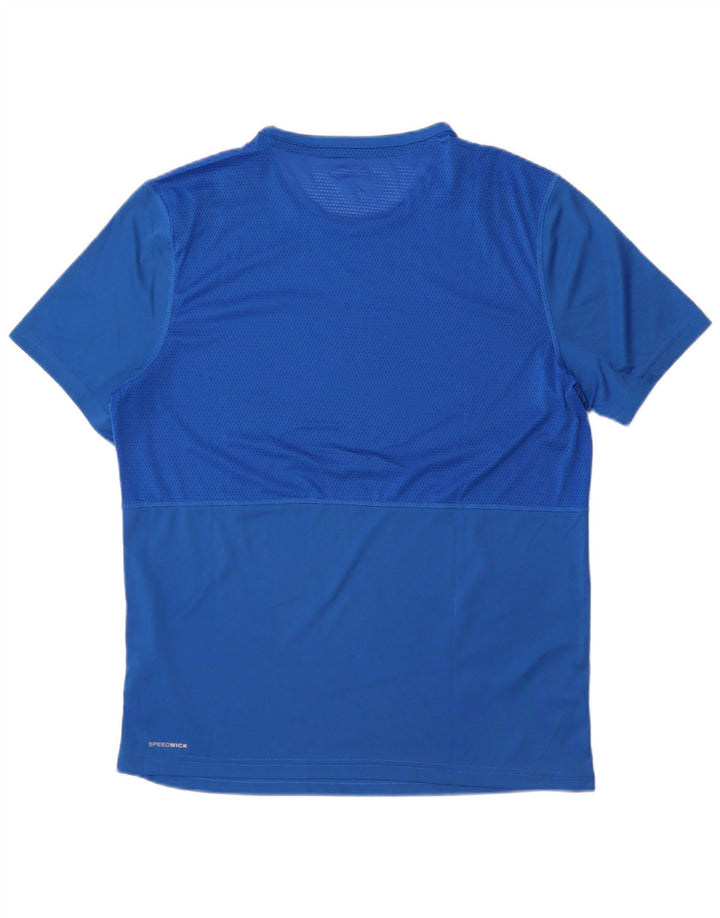 Reebok Tricou pentru femei Top UK 16 Large Blue Colorblock Poliester