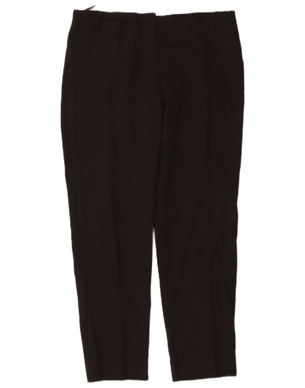 Pantaloni de costum slim pentru femei Prada cu talie înaltă IT 46 Large L34 L28 Maro