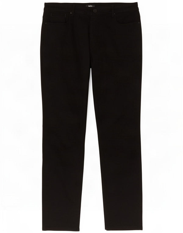 M&Co Pantaloni casual subțiri pentru femei UK 18 XL W36 L28 Bumbac negru