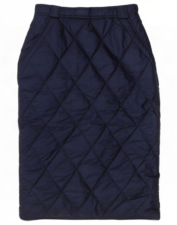 Fusta midi căptușită pentru femei cu talie înaltă Belfe UK 12 Medium W24 Bleumarin