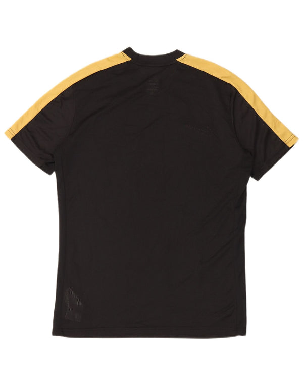 Tricou pentru bărbați Nike Dri Fit Slim Fit Top mare, negru, poliester color bloc