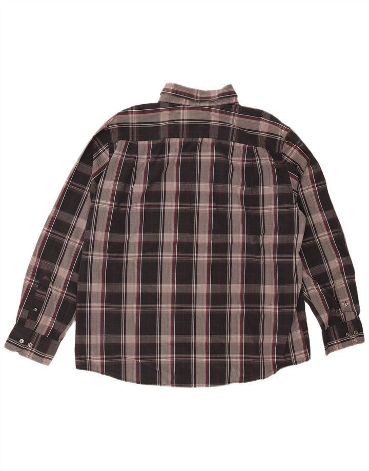 Cămașă pentru bărbați DOCKERS Mărimea 17 1/2 XL, bumbac cu check negru