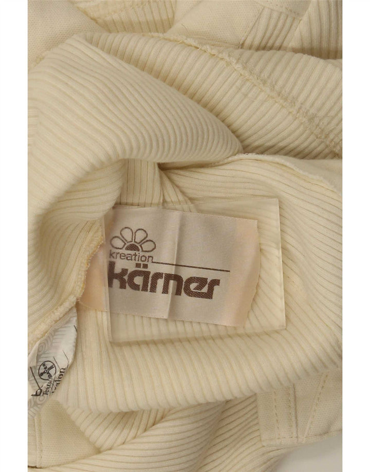 Pulover cardigan cu mânecă scurtă pentru femei Karner IT 40 Small Off White