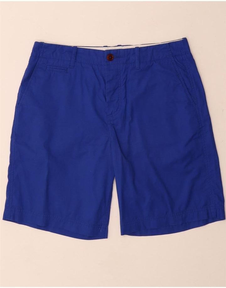 FRED PERRY Pantaloni scurți chino pentru bărbați W30, bumbac albastru mediu