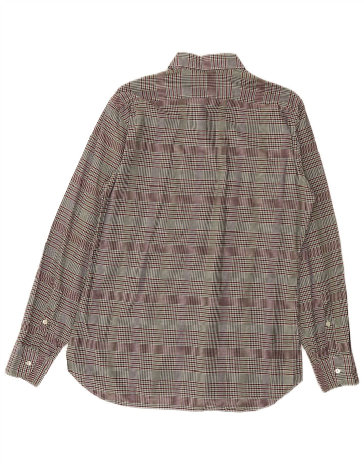 TRUSSARDI Cămașă Bărbați Mărimea 40 15 3/4 Mediu Multicolor Bumbac Check