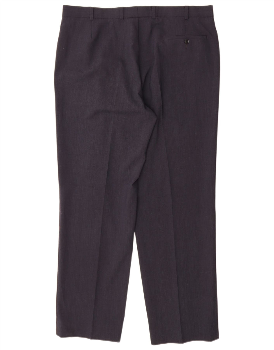 Marks & Spencer Pantaloni drepți pentru bărbați L38 L31 Poliester bleumarin